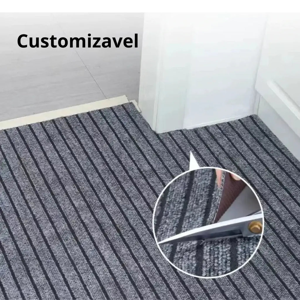 Tapete de poliester antiderrapante