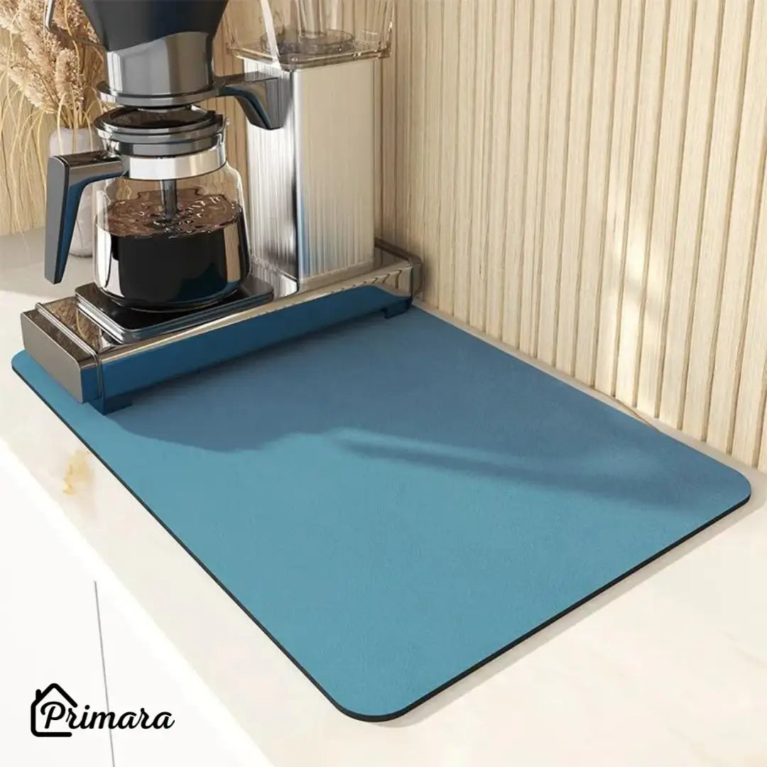 Tapete Escorredor de Louça Absorvente Primar™ + 3 Panos de Microfibra de Brinde
