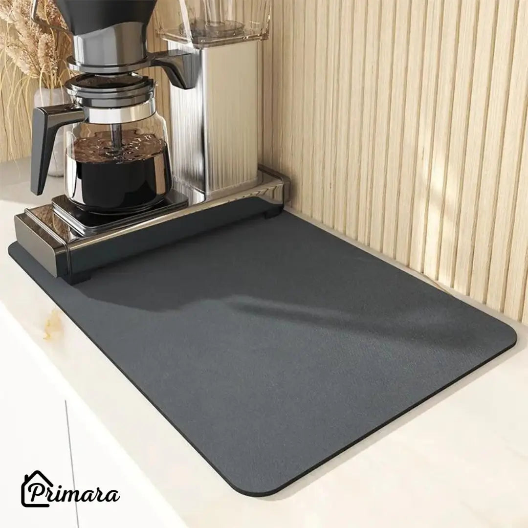 Tapete Escorredor de Louça Absorvente Primar™ + 3 Panos de Microfibra de Brinde