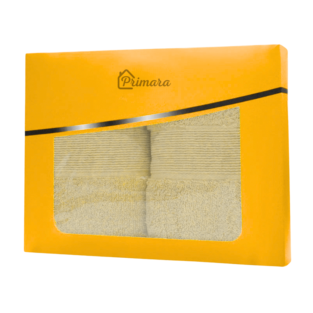 Toalha de Rosto Ulta Absorvente Primar® 100% Algodão (2 UNIDADES)
