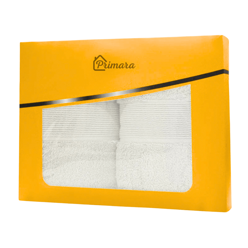 Toalha de Rosto Ulta Absorvente Primar® 100% Algodão (2 UNIDADES)