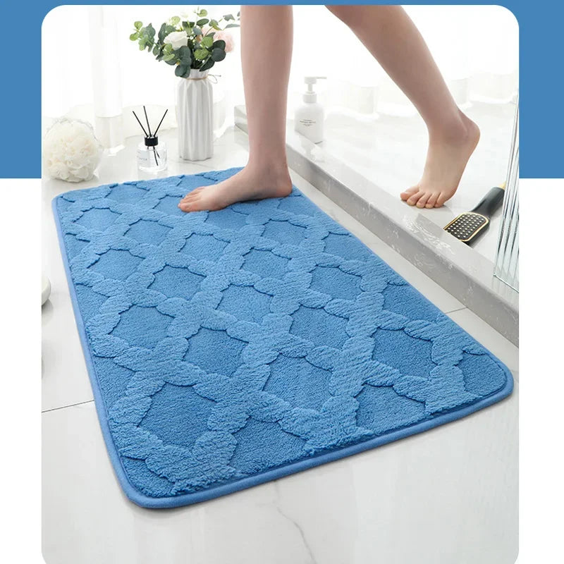 Tapete Antiderrapante para banheiro (estampa azuleijos)