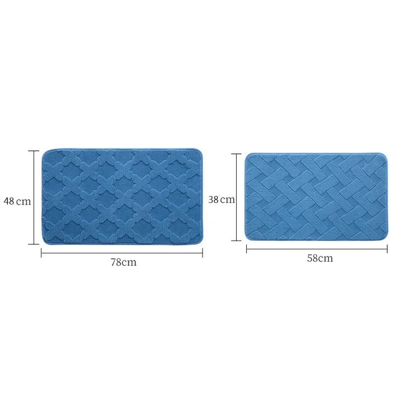 Tapete Antiderrapante para banheiro (estampa azuleijos)