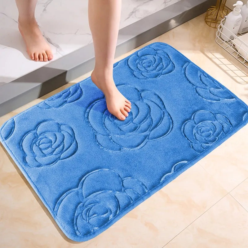 Tapete de Banheiro Antiderrapante com Estampa 3D